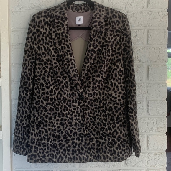 CAbi Leopard Print Skirt Set - Black and Brown - Picture 7 of 16